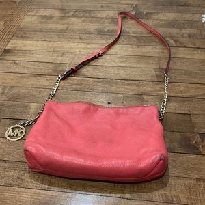 Michael kors coral crossbody
